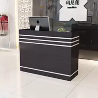 Mini cashier studio shop cafe nhỏ Bắc Âu sức khỏe đơn giản bàn đơn mua sắm trung tâm nội thất - Nội thất siêu thị xe đẩy hàng 4 bánh gấp gọn