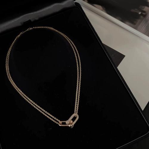 FBB ограничивает новый изысканный легкий роскошный твердый ветвь двойные кольца из вермикулита микромозаического ожерелья глиня