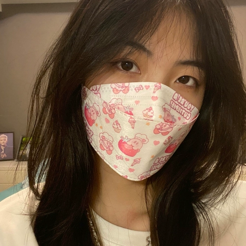 Одноразовая мультяшная милая медицинская маска, дышащая упаковка, популярно в интернете