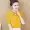 Phiên bản Hàn Quốc của áo sơ mi voan rộng tay áo sơ mi ngắn tay 2019 mùa hè mới của phụ nữ búp bê cổ áo sơ mi nhỏ sơ mi nữ áo phông chạm đáy - Áo phông