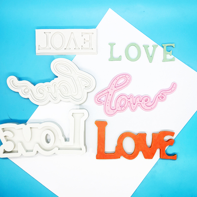 情人节LOVE字母硅胶模具