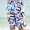 Bãi biển quần nam lỏng lẻo năm điểm thể thao bên bờ biển kỳ nghỉ quần short của phụ nữ nhanh chóng làm khô kích thước lớn các cặp vợ chồng cài đặt suối nước nóng bơi lội thân áo phông nam