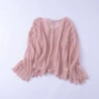 G ¥ 21 nhỏ tươi lỏng hoang dã áo len mùa thu 2018 mới rỗng mỏng tính khí áo thun hàng đầu áo len nữ form rộng