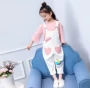 Quần yếm cho bé gái 2019 hè mới Quần cotton trẻ em Hàn Quốc hai bộ quần áo trẻ em - Khác đầm trẻ em cao cấp