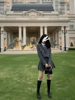 Пиджак классического кроя, юбка, рубашка, комплект, галстук, 3 шт