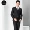 Bộ đồ vest nam phiên bản Hàn Quốc của bộ đồ kinh doanh tự tu phù hợp với bộ đồ nam chuyên nghiệp áo khoác chú rể chú rể - Suit phù hợp
