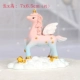 Trang trí bánh Unicorn Trang trí phim hoạt hình Wings Pegasus Chúc cô gái sinh nhật Bữa tiệc dễ thương tráng miệng Dress Up - Trang trí nội thất