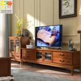 Телевизионный шкаф современный минималистский гостиная в европейской спальне скандинавской сплошной древесины
