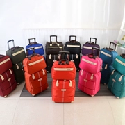 Túi du lịch xe đẩy túi nữ di động công suất lớn phù hợp với con túi ngắn- khoảng cách xe đẩy hành lý túi du lịch Hàn Quốc phiên bản