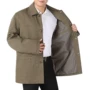 Áo khoác béo nam Phân bón cotton cộng với phân bón tăng áo khoác Trung niên lỏng lẻo Chất béo áo khoác lớn áo vest nam đẹp