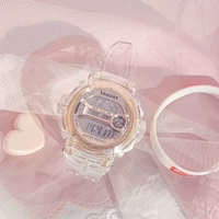 Милые брендовые цифровые часы, популярно в интернете, в корейском стиле, простой и элегантный дизайн