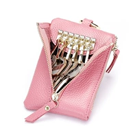 Túi da nữ đa chức năng túi sáng tạo nhà Hàn Quốc mini dễ thương gói chìa khóa nhỏ gói thẻ tươi hai trong một - Trường hợp chính ví móc chìa khóa nữ