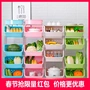 Nhà bếp giỏ rau quả giá lưu trữ đồ chơi nhiều lớp giá rau giỏ không gian cung cấp thiết bị nhỏ - Trang chủ kệ bếp treo tường