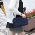 Thẻ vị trí chìa khóa Nhật Bản và dây kéo thương hiệu mới thay đổi vị trí polyester tối chéo mặt cắt ngang chứng nhận hộ chiếu túi đeo chéo nữ cá tính Túi thông tin xác thực