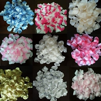 Свадьба для моделируемых лепестков любителей любителей дни рождения лепестки ткани, множество цветов, выберите 100 штук на упаковку