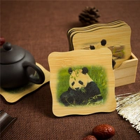 Квадратный чайный сервиз с аксессуарами, водонепроницаемая чайная чашка, комплект, панда, три царства
