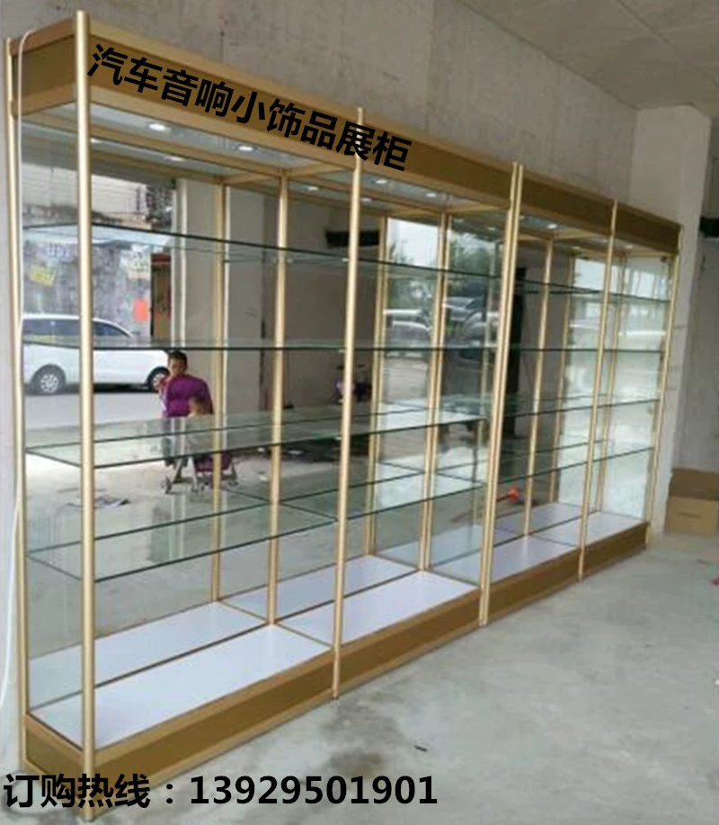 Tủ trưng bày Tủ trưng bày Quảng Châu Kệ lưu trữ Kệ Cửa hàng kệ kính trưng bày hàng trưng bày hàng trưng bày - Kệ / Tủ trưng bày