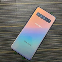 Оригинальный [S10-5G-версия-Silver] Стеклянная задняя крышка