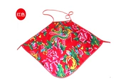 Bông đông bắc hoa vải dành cho người lớn treo cổ tạp dề bib múa hiệu suất tạp dề (đỏ, xanh dương, xanh lá cây hoa mẫu đơn)