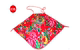 Bông đông bắc hoa vải dành cho người lớn treo cổ tạp dề bib múa hiệu suất tạp dề (đỏ, xanh dương, xanh lá cây hoa mẫu đơn) Bellyband