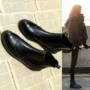 Giày nữ nhỏ 2018 Giày nữ mới mùa thu và mùa đông Phiên bản Hàn Quốc của giày bông tuyết đế bằng Chelsea Martin cộng với nhung shop giày boot nữ