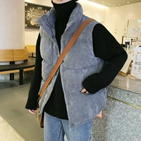 Áo vest nam nam thu đông mùa thu phiên bản Hàn Quốc của xu hướng nhung dày ấm áp vest nam vai vest đẹp trai áo vest trung niên