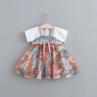 Đầm suông trẻ em 0-1-3 tuổi rưỡi 2 nữ bé mùa hè Đầm Hanfu kiểu quần bé gái Trung Quốc - Váy đầm trẻ em cao cấp