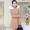 Quần áo chống mùa chính hãng 2019 quần áo thu đông phiên bản mới Hàn Quốc của những chiếc váy nữ có cổ lông bằng lông dài áo khoác len - Áo Hàn Quốc