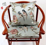 New Trung Quốc-phong cách hoa và chim gỗ gụ sofa đệm đệm thảm Taishi ghế La Hán giường đệm đệm gối tùy chỉnh