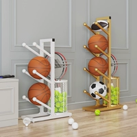 Баскетбольная футбольная корзина для хранения в помещении, ракетка для бадминтона, стенд