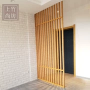 Shangzhu Shang Phường màn tre tùy chỉnh phân vùng hiện đại tối giản phòng khách đơn giản thời trang hiên nhà bằng gỗ gấp màn hình gấp - Màn hình / Cửa sổ
