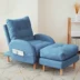 sofa giường cao cấp Sofa lười Bắc Âu vải sáng tạo phòng ngủ đơn giản dị và thoải mái giường gấp ban công có thể tháo rời và giặt được ghế phòng chờ đơn giản sofa văng nỉ Ghế sô pha