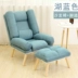 sofa giường cao cấp Sofa lười Bắc Âu vải sáng tạo phòng ngủ đơn giản dị và thoải mái giường gấp ban công có thể tháo rời và giặt được ghế phòng chờ đơn giản sofa văng nỉ Ghế sô pha