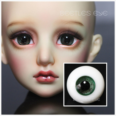 taobao agent [Dolly Planet] BJD handmade glass eye brown brown eyes Deep forest green R-22