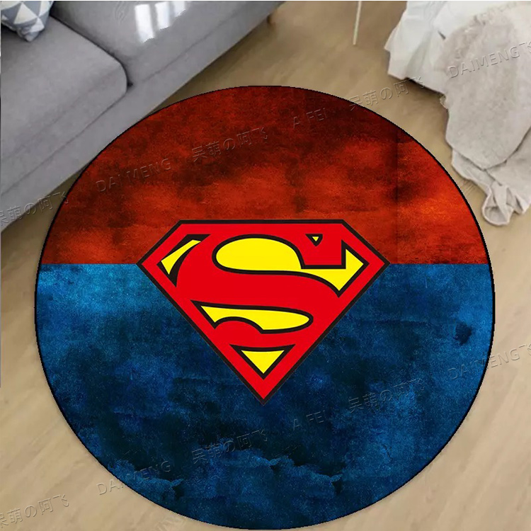 Chaohuo Shop 17originality Chaopai circular lovely Cartoon carpet a living room tea table hanging basket Computer chair room bedroom Earth mat customized