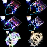 Детский мигающий аксессуар для волос, ободок, игрушка, популярно в интернете