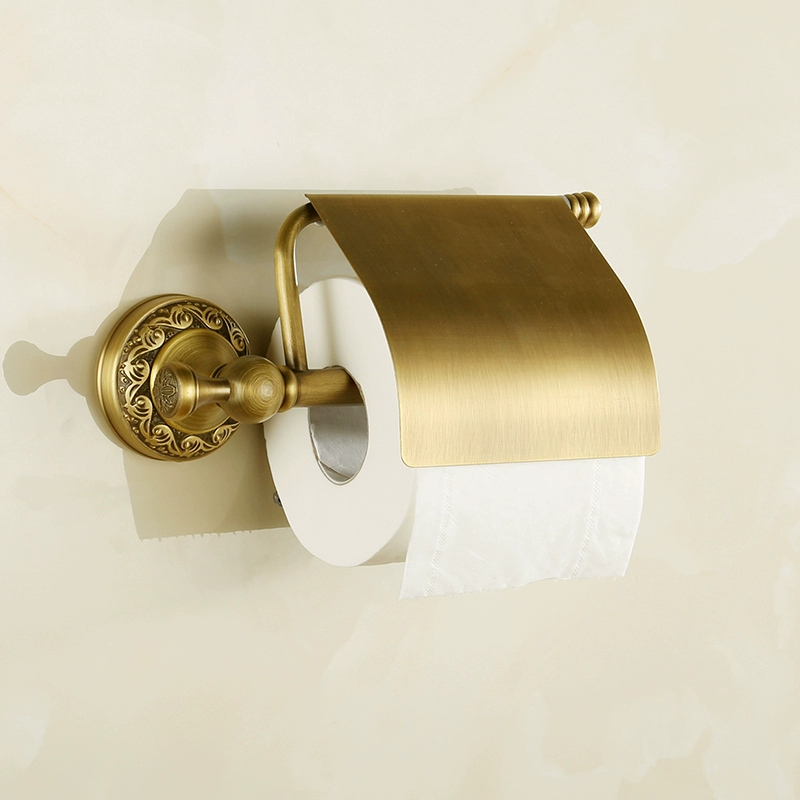 Châu Âu cổ toàn bằng đồng giá treo khăn phòng tắm giá treo khăn giấy phòng tắm giá treo khăn phòng tắm phần cứng mặt dây chuyền vòi nước âm tường Vòi gắn tường