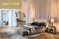 Итальянская мебель пользователь Alberta Light Light Luxury Bed Частная таможенная кровать современная кожаная кровать Da Vinci