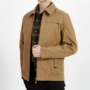 Áo khoác cotton hai mặt nam trung niên cha với áo khoác rộng kích thước lớn chất béo mùa thu và áo khoác dày mùa đông áo khoác đẹp nam