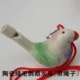Керамическая зеленая шерсть попугайная птица (с веревкой)