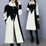 Áo khoác lông nữ 2018 phổ biến lông mới một phiên bản Hàn Quốc của đoạn lông cừu dài lông cừu xù lông nữ