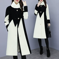 Áo khoác lông nữ 2018 phổ biến lông mới một phiên bản Hàn Quốc của đoạn lông cừu dài lông cừu xù lông nữ áo lông cao cấp