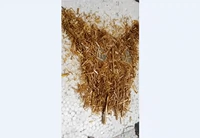 Столтейная дробилка шлифована пшеница Garbric Grey 0-3 см антикварной арт стены трава полоса соломенная пластина порошок 250 г 250 г