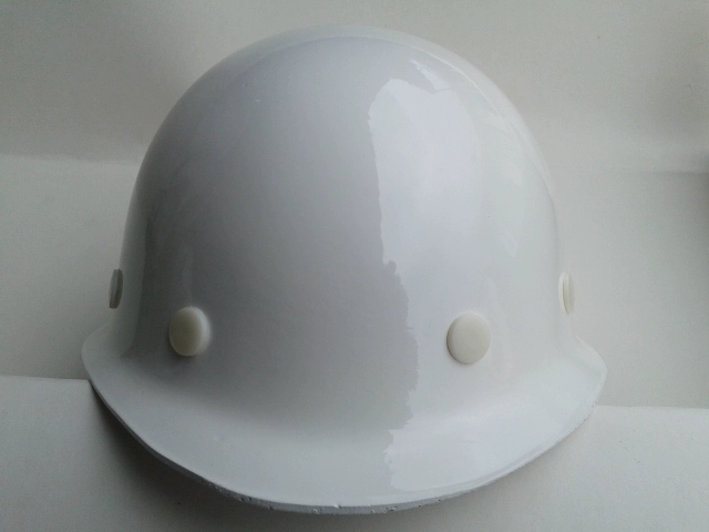 Mũ bảo hiểm công trường xây dựng Mũ bảo hiểm bằng sợi thủy tinh thương hiệu Jingjie loại mũ bảo hiểm 024 C với một nút bấm dây đeo đơn nón bảo hộ mũ bảo hộ sseda 