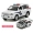 Toyota Cool Road Ze Prado Police Car Mẫu xe hợp kim Kéo lại xe đồ chơi xe hơi âm thanh và ánh sáng phiên bản 1 32 - Chế độ tĩnh
