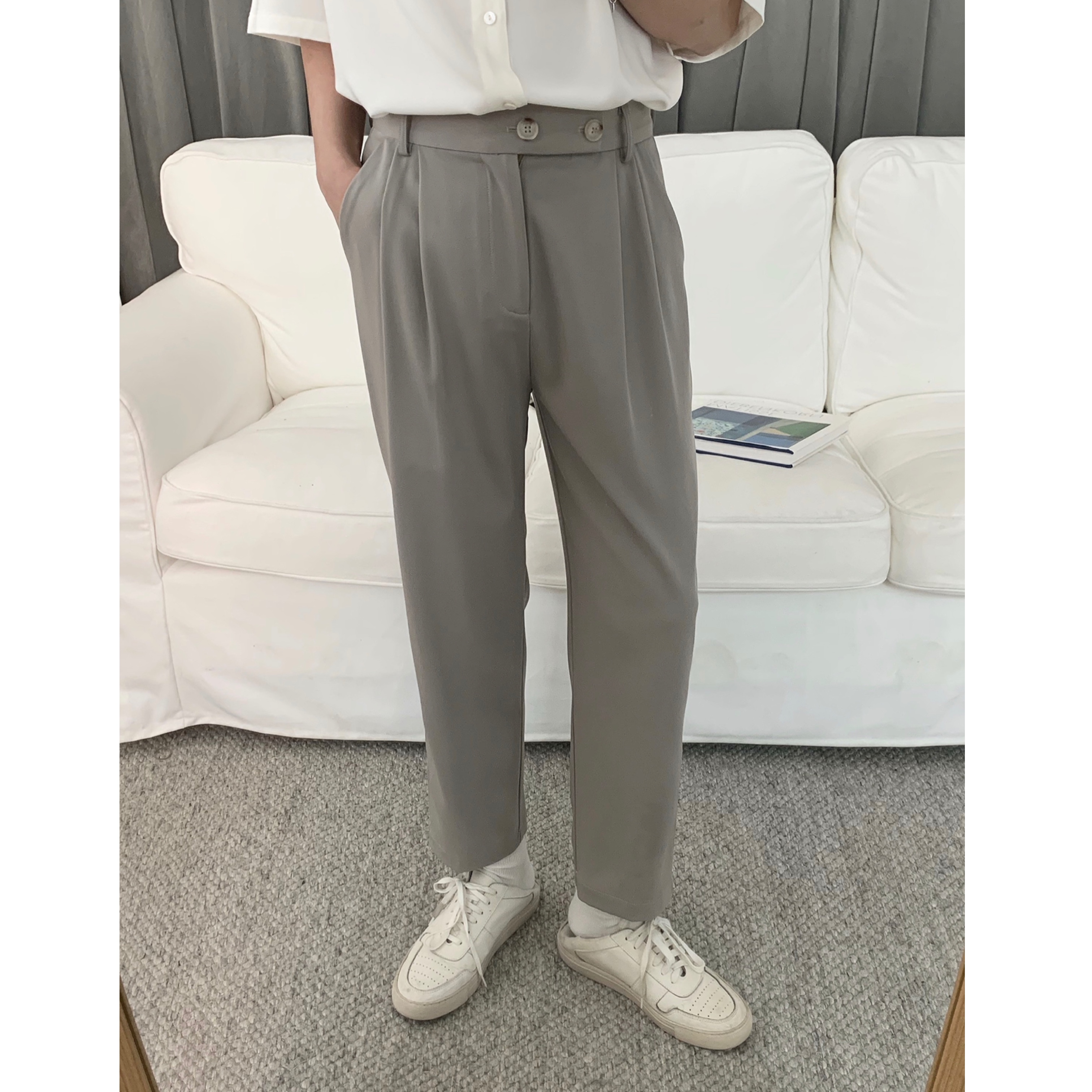 Casual style Khaki Pants