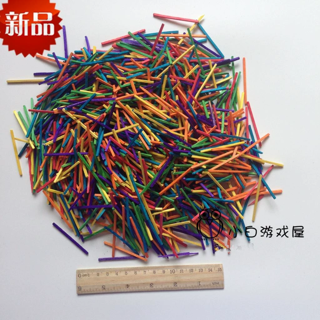 Match Count Color Match Stick Fun Math Match Stick Handmade Model Model Tool Tool - Công cụ tạo mô hình / vật tư tiêu hao