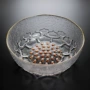 Lotus Glass Tea Wash Crystal Glass Bowl Nhật Bản Sáng tạo Lotus Hammer Cotton Tea Fruit Fruit Salad lớn - Trà sứ bình pha trà thủy tinh cao cấp
