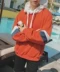 Hồng Kông gió Nhật Bản áo len nam trùm đầu học sinh thủy triều phiên bản Hàn Quốc khâu áo khoác thể thao nam mùa xuân mới Áo len