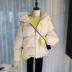 2018 mùa đông mới trùm đầu xuống áo phụ nữ ngắn Hàn Quốc phiên bản của lỏng hoang dã sinh viên bánh mì áo khoác áo khoác áo phao lông vũ nữ hàn quốc Bông